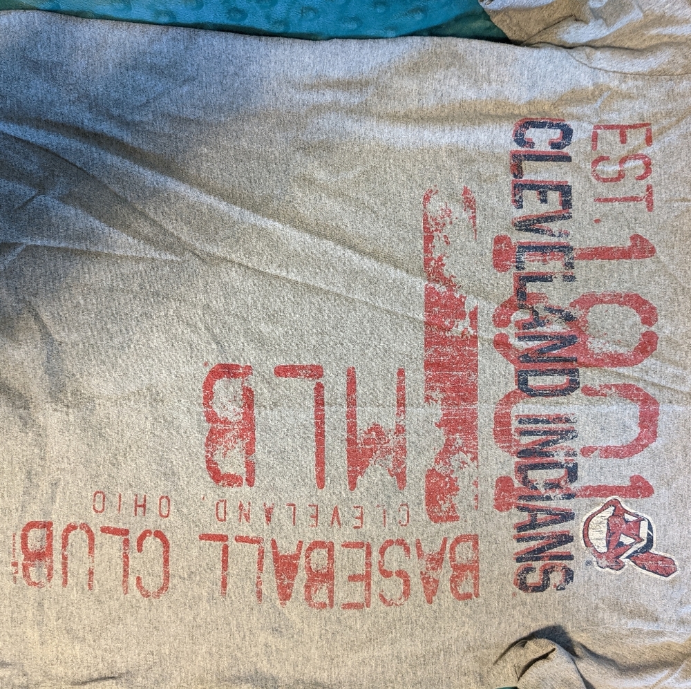 Cleveland Indians T Shirt Short Sleeve